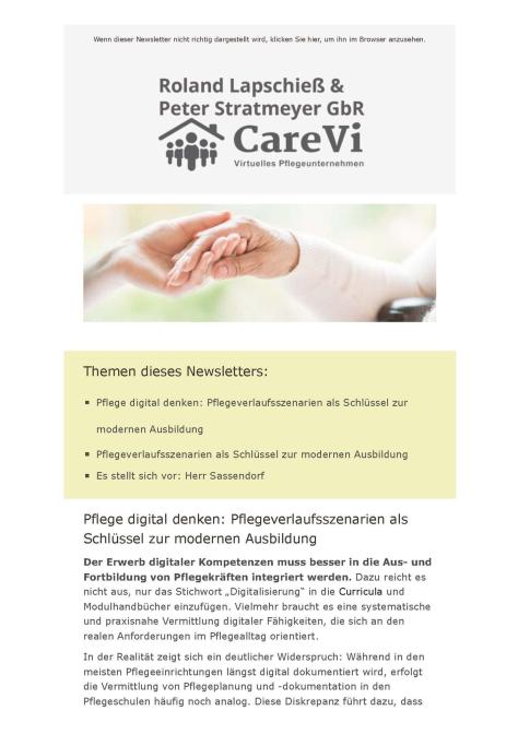 CareVi Newsletter_2_2025_Seite_1